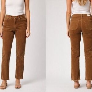 Velvet Women's Straight Leg Jeans in Rich Brown